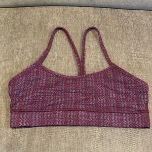 Lululemon heathered purple sports bra size 4